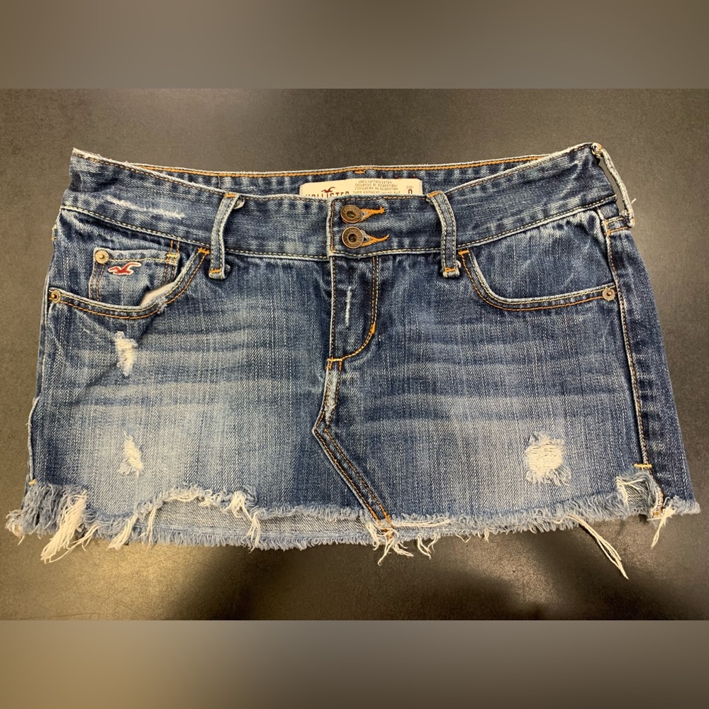 Hollister Jean Mini Skirt Size 0